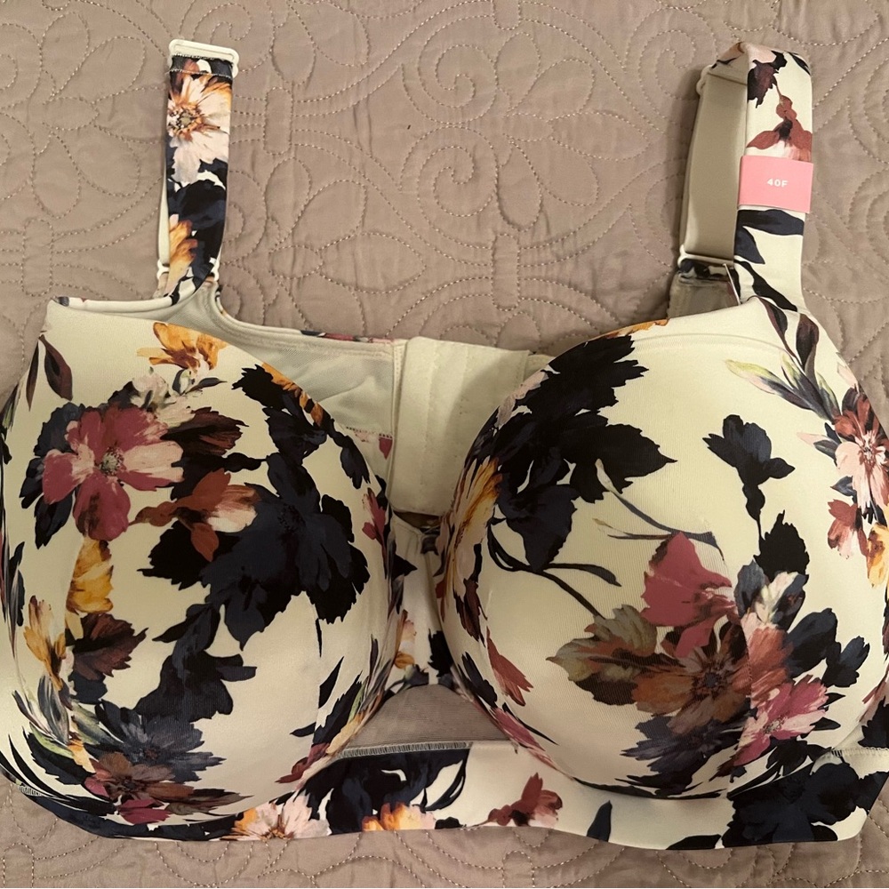 Cacique Multicolor Floral Bra